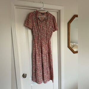 Floral midi dress